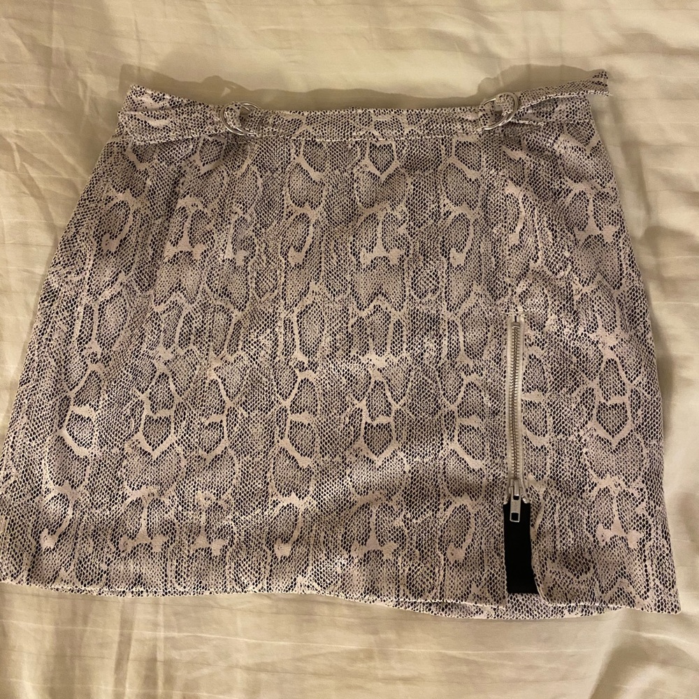 Free people snake skin skirt